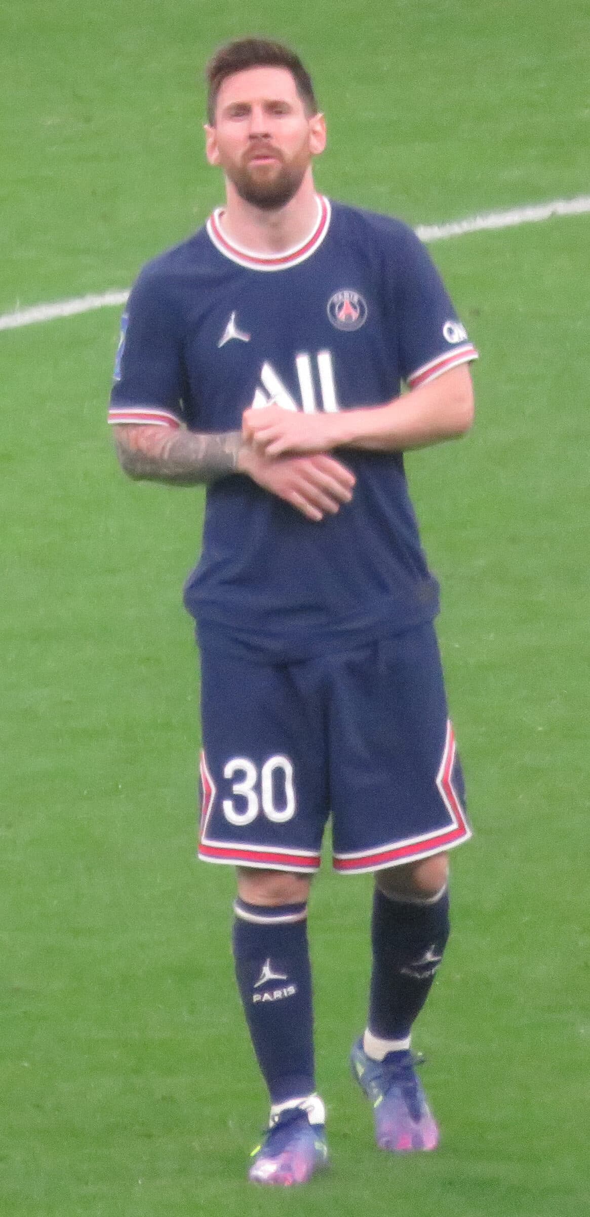 Messi during his Paris Saint-Germain chapter